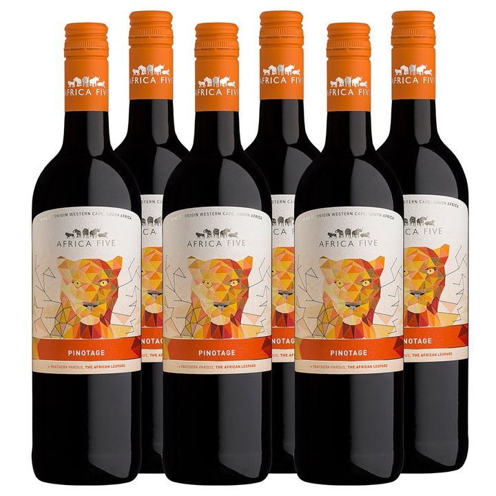Africa Five Pinotage 2023 - pricing per case of 6 x 750ml