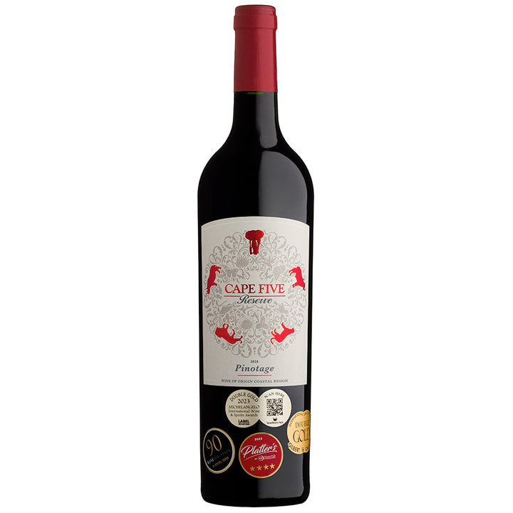 Cape Five Reserve Pinotage 2020 - pricing per case of 6 x 750ml
