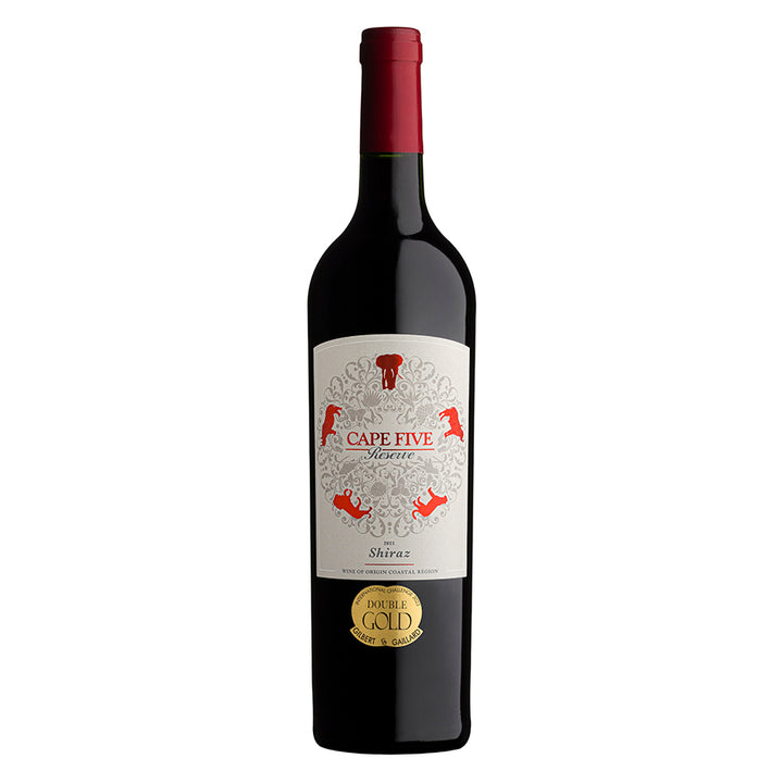 Cape Five Reserve Shiraz 2021 - pricing per case of 6 x 750ml