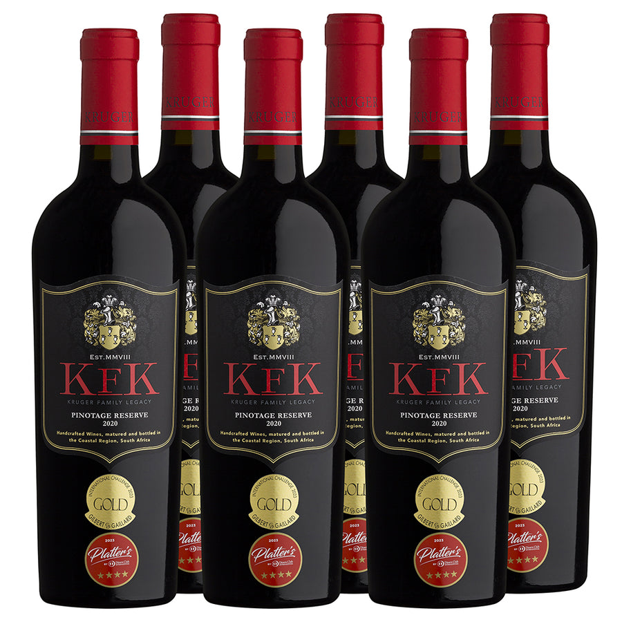 KFK Kenzo Faure Kruger Pinotage 2020 - pricing per case of 6 x 750ml