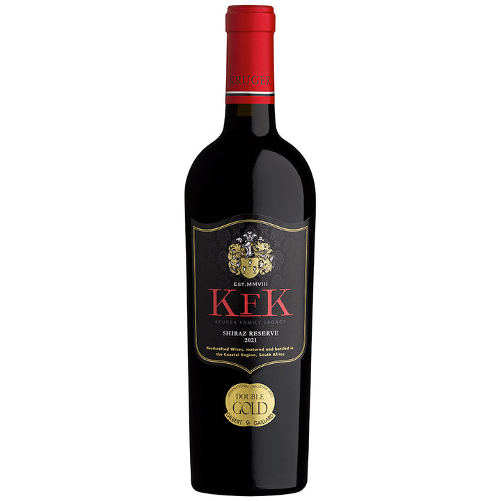 KFK Kenzo Faure Kruger Reserve Shiraz 2021 - pricing per case of 6 x 750ml