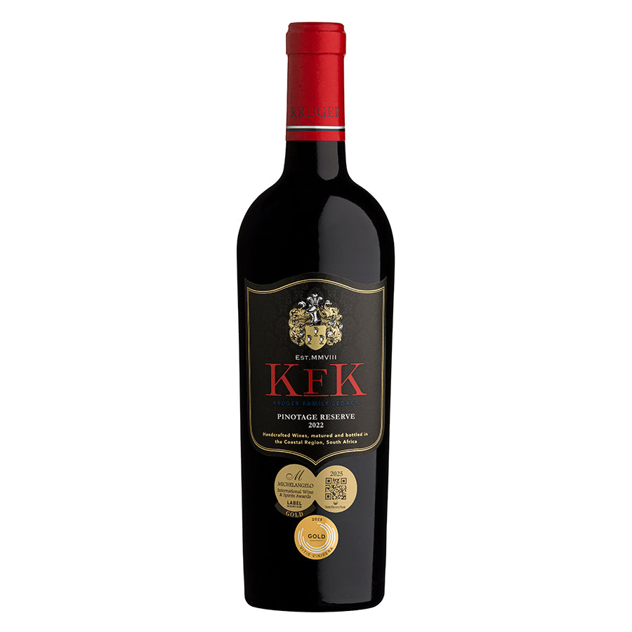 KFK Kenzo Faure Kruger Pinotage 2022 - pricing per case of 6 x 750ml