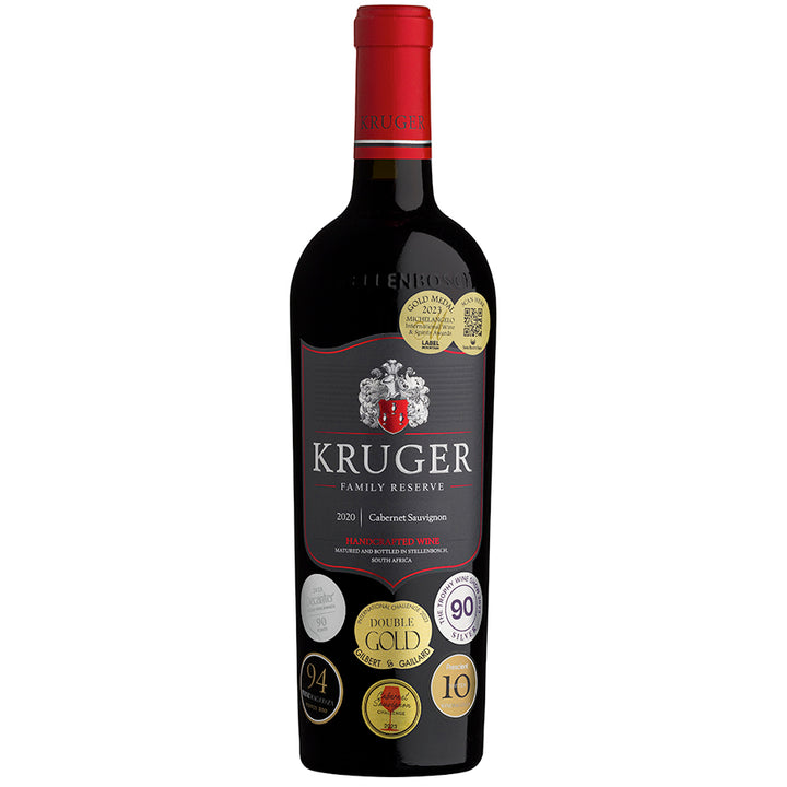 Kruger Family Reserve Cabernet Sauvignon 2020 - pricing per case of 6 x 750ml